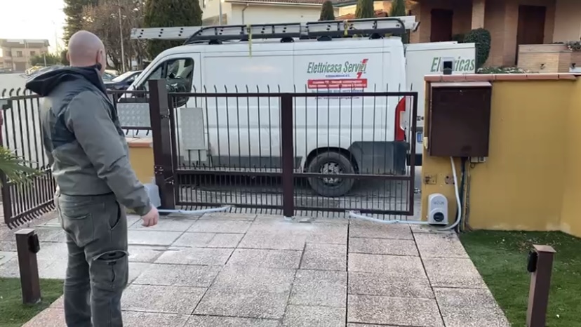 Automazione di un cancello scorrevole