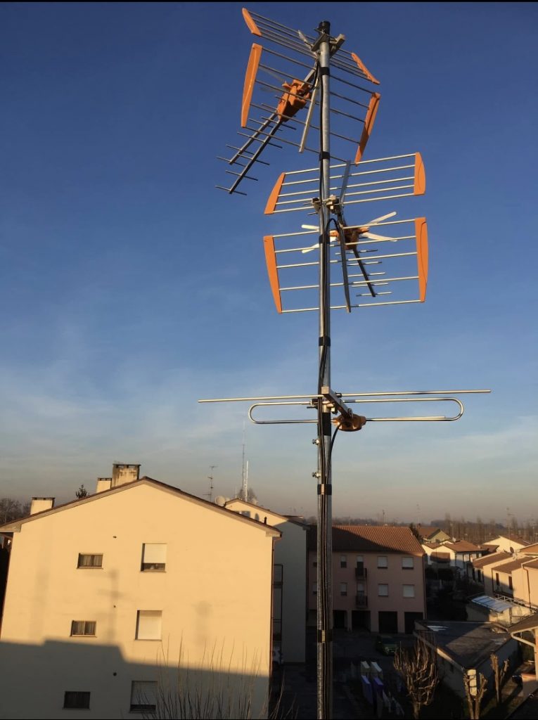 Installazione antenna satellitare